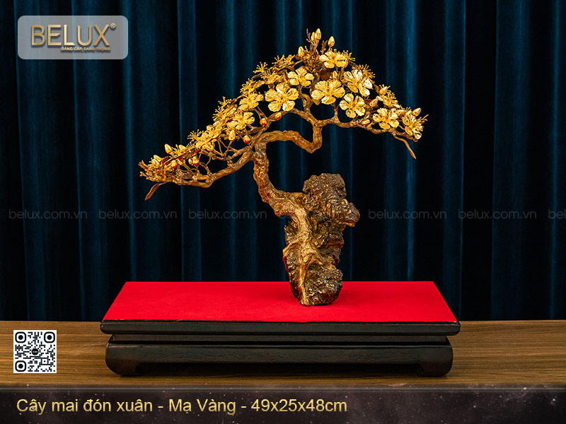 Cây Mai Kim Cổ Thụ Mạ Vàng 24k - Tuyệt Tác Khơi Nguồn Thịnh Vượng